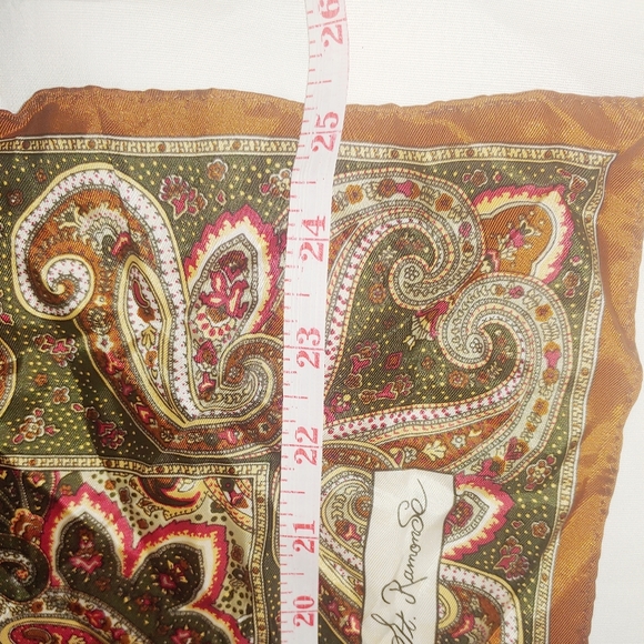 Vintage St. Ramonse paisley scarf or banda… - Picture 4 of 7